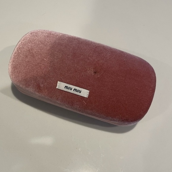 MIU MIU Sunglasses - Square Frame, Black Glitter - Picture 11 of 11